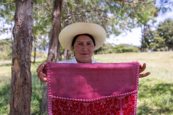 Gianinna Gil, president of the La Flor de Tucman Producers Association