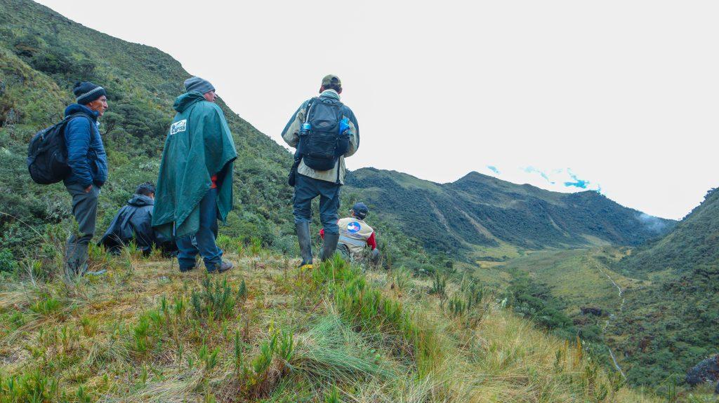Bird monitoring with some residents of Cochabamba