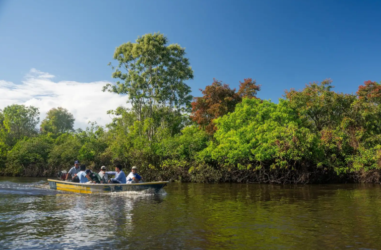 Community patrol actions by members of the El Chino Peasant Community, in the area of influence of the Tamshiyacu Tahuayo Regional Community Conservation Area, Loreto.