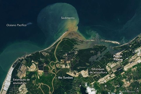 Image from NASA’s Earth Observatory by Lauren Dauphin, using Landsat data from the United States Geological Survey