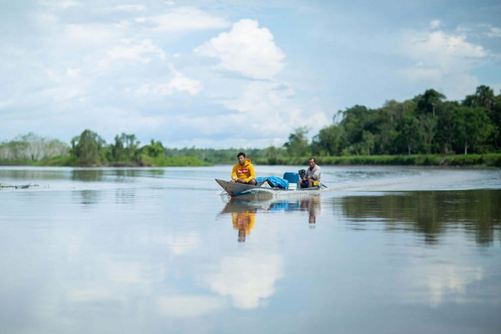 Fishing in the river