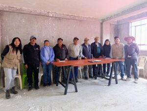 Informative meeting for the Board of Directors of the Pichirhua Rural Community on the project “Bird Refuge: ACP Pichirhua” - © Conservación Amazónica