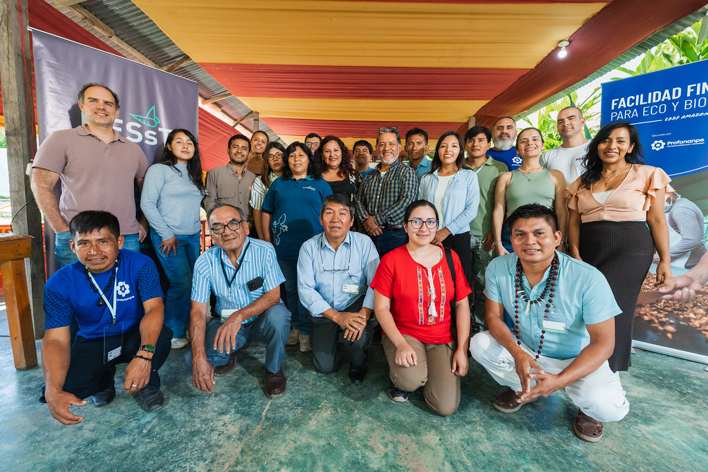 Encuentro de bionegocios en Tarapoto, junto a equipo de NESsT Perú y el equipo del proyecto EBBF Amazonía
