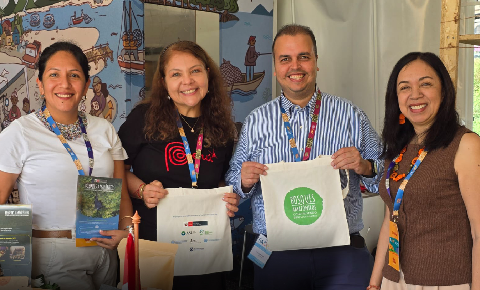 El proyecto presenta productos amazónicos y experiencias de producción sostenible en la Exposición Mundial de la FAO «De las semillas a los alimentos», destacando el valor de la biodiversidad y los conocimientos de las comunidades indígenas y locales.