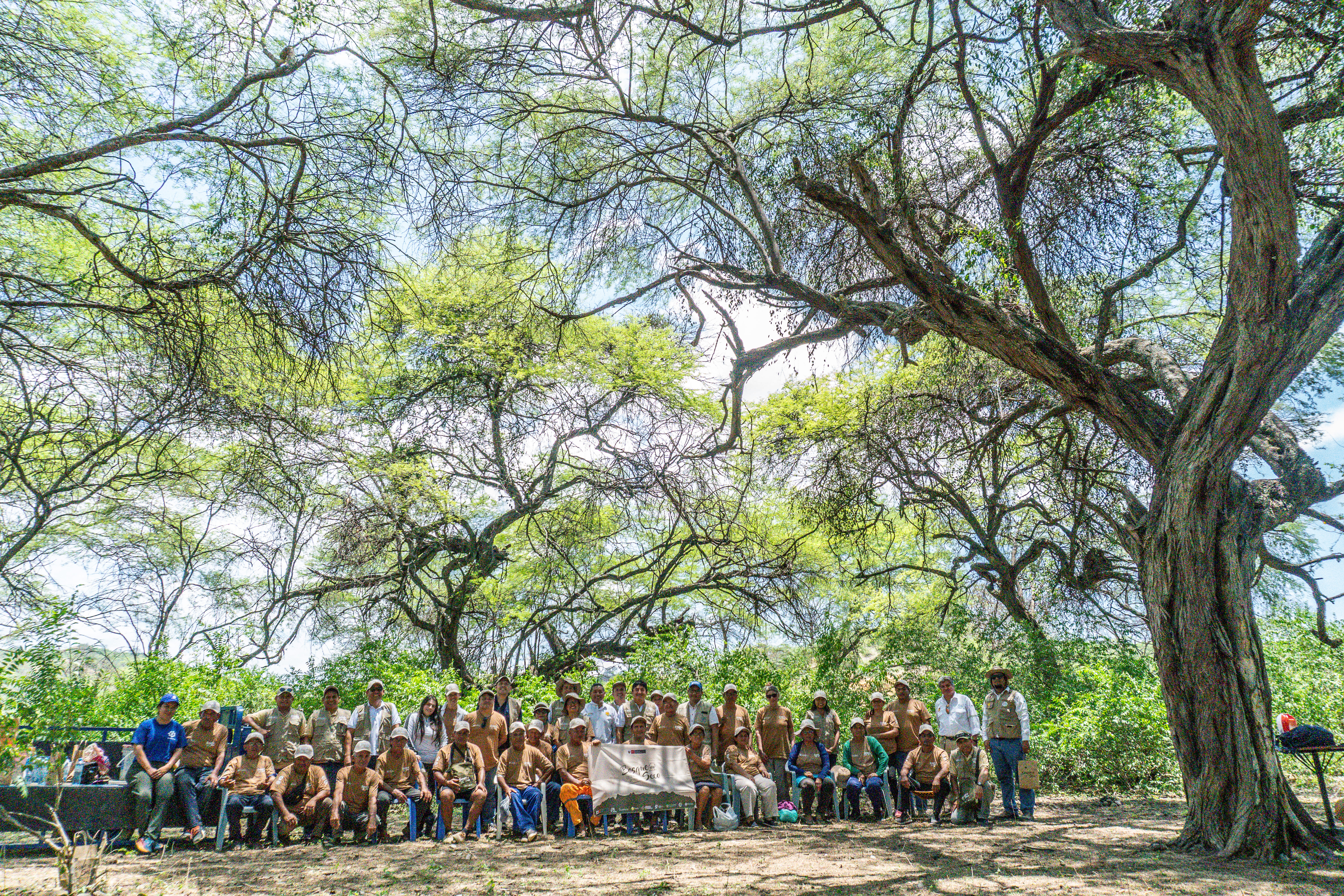 Supervisión a zona de nucleación de la regeneración junto a la Asociación de campesinos para la protección del bosque El Salvajal, Tumbes
