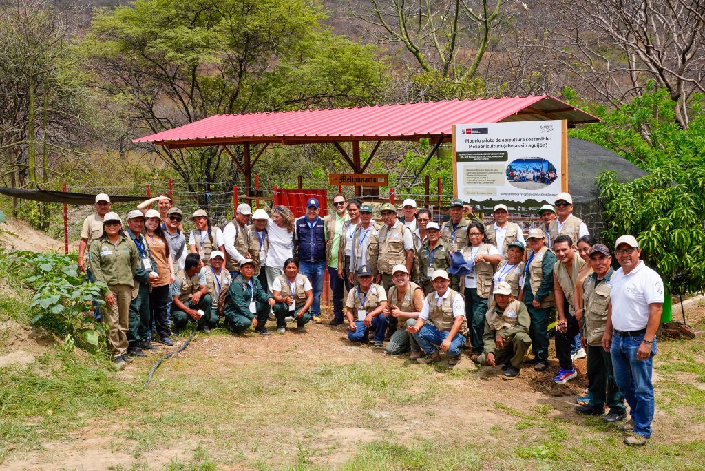 Visita al Área de Conservación Regional Salitral-Huarmaca para conocer avances en meliponicultura y vivero, Piura.